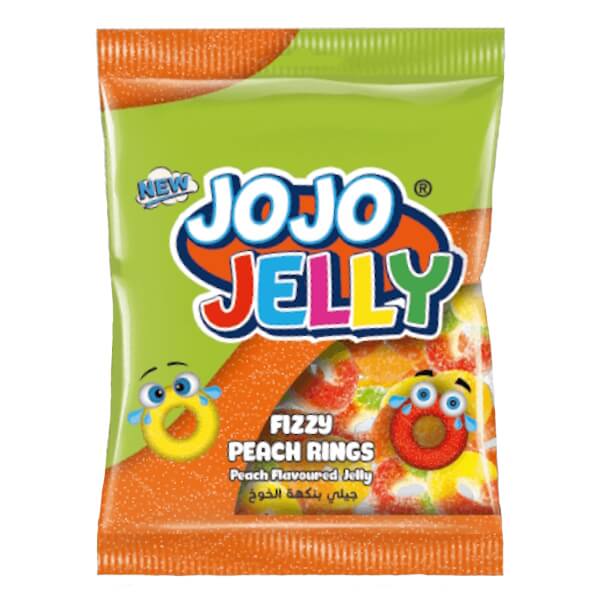 JoJo Jelly Fizzy Peach Rings Lollies