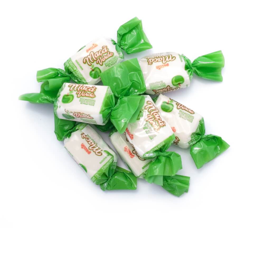 Green Apple Chews (Pick n Mix) | Crazy Candies NZ Lolly Shop