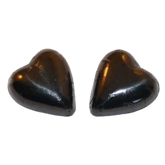 Chocolate Hearts - Black | Crazy Candies NZ L